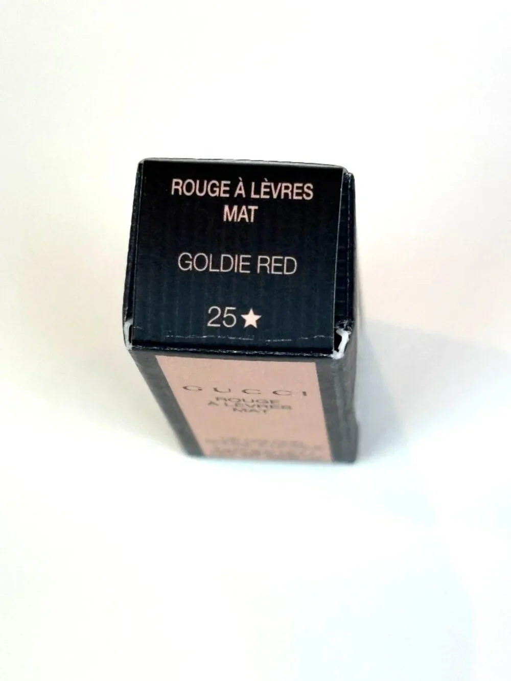 Gucci Velvet Matte Lipstick #25 Goldie Red (The Gucci Red Matte) Travel size New